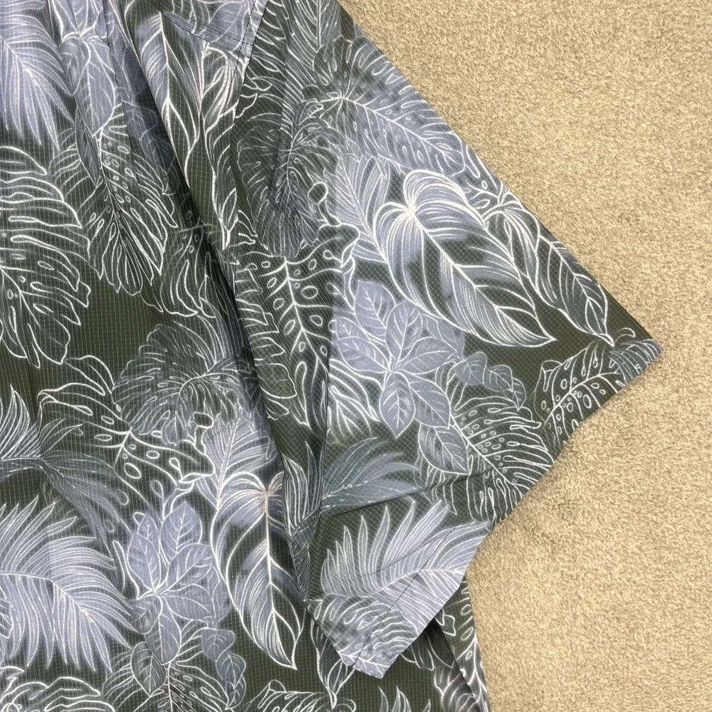TOMMY BAHAMA Mens 4XLB 4XL BIG CORE SPORT STRETCH HAWAIIAN SHIRT COAST BLUE NOTE